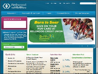 Web site www.blwd.org, Bellwood Federal Credit Union