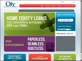 Web site www.cbnk.com, Community Bank