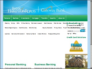 Web site www.gatewaybankandtrust.com, Gateway Bank & Trust Co