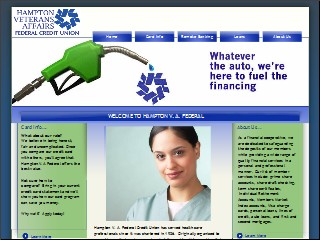 Web site www.hvafcu.org, Hampton Veterans Adm CU