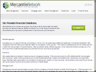 Web site www.mercantile.net, Mercantile Peninsula Bank