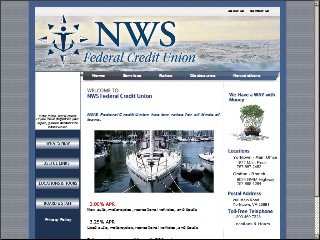 Web site www.nwsfcu.org, Nws Federal Credit Union