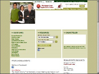 Web site www.ptofcu.org, PTO Federal Credit Union